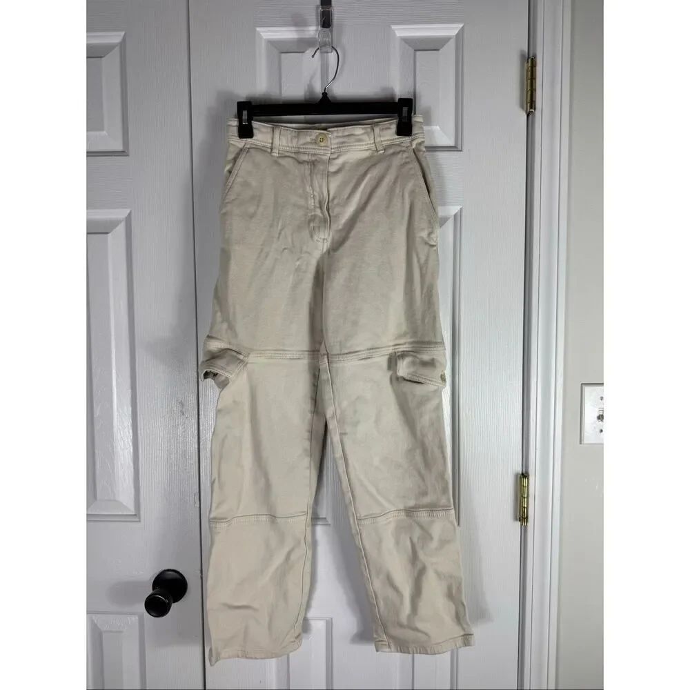Wilfred Free Womens Cargo Off White Pants Size 4